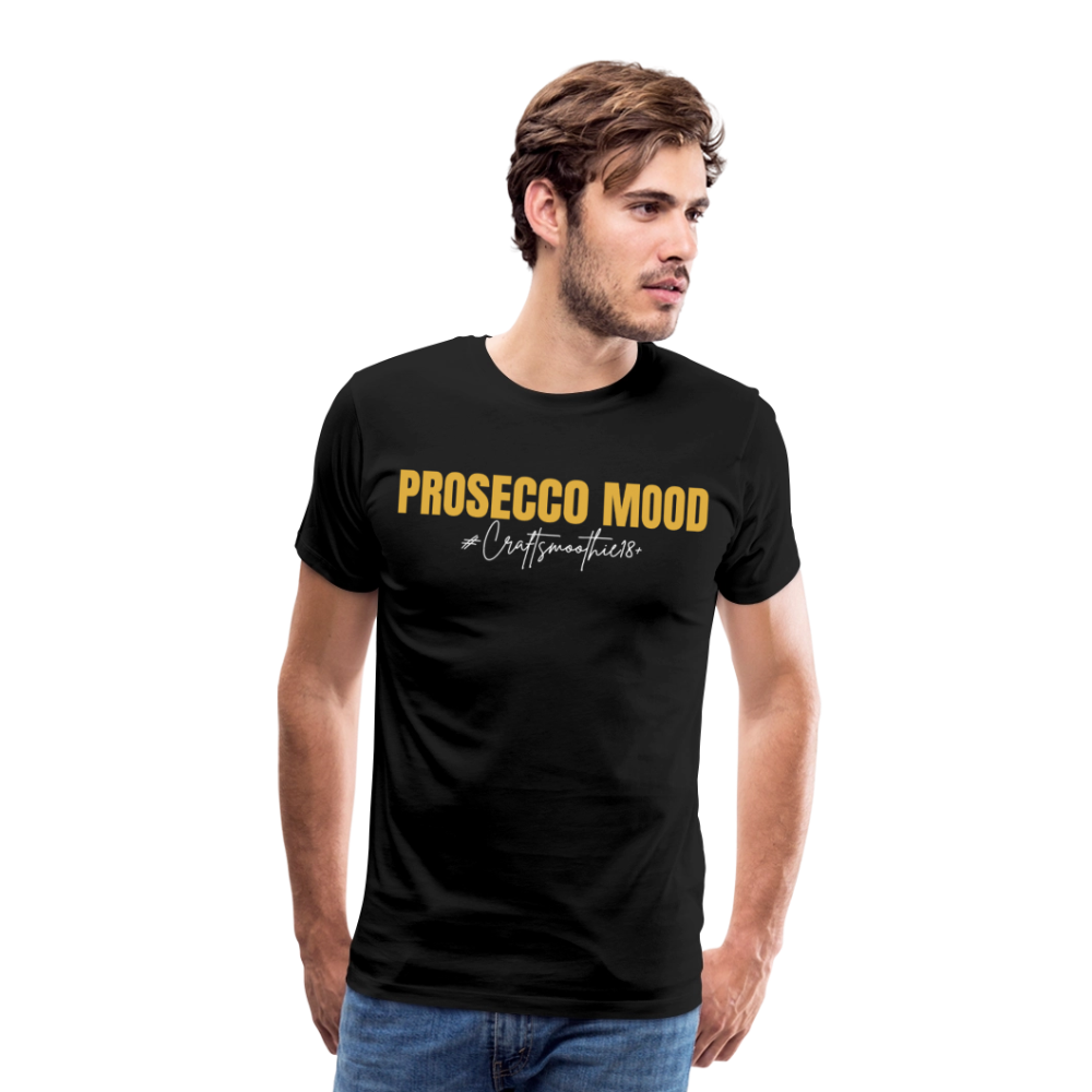 Prosecco Mood - Männer Premium T-Shirt - Schwarz