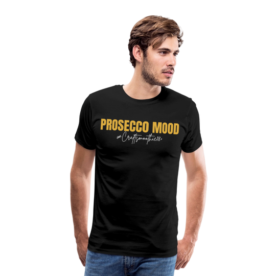 Prosecco Mood - Männer Premium T-Shirt - Schwarz