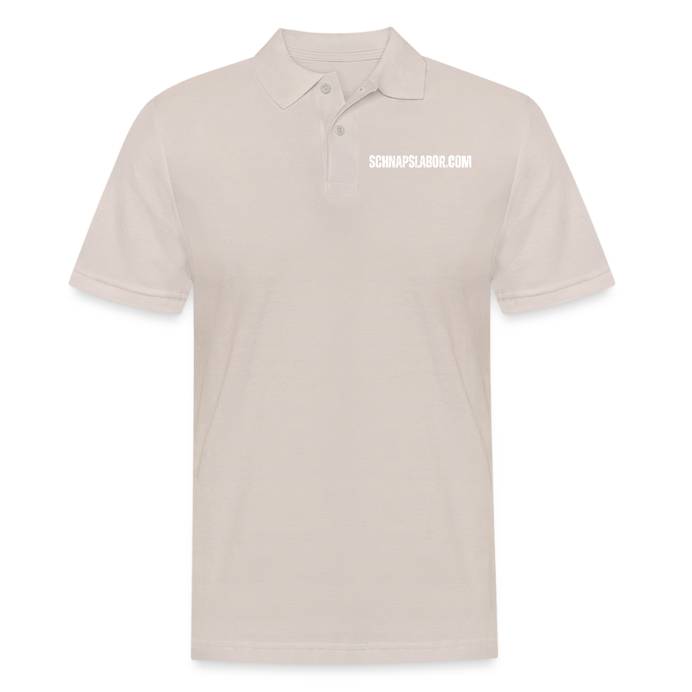 Schnapslabor - Männer Poloshirt - Beige