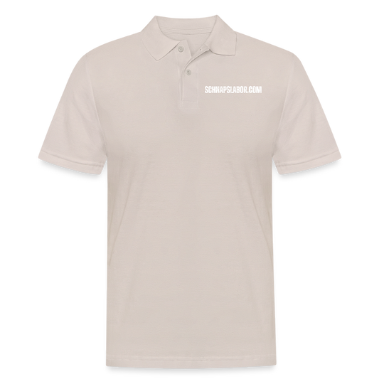 Schnapslabor - Männer Poloshirt - Beige