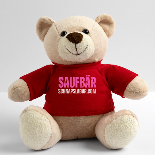 Saufbär - Teddy - Rot