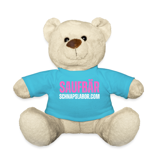 Saufbär - Teddy - Atollblau