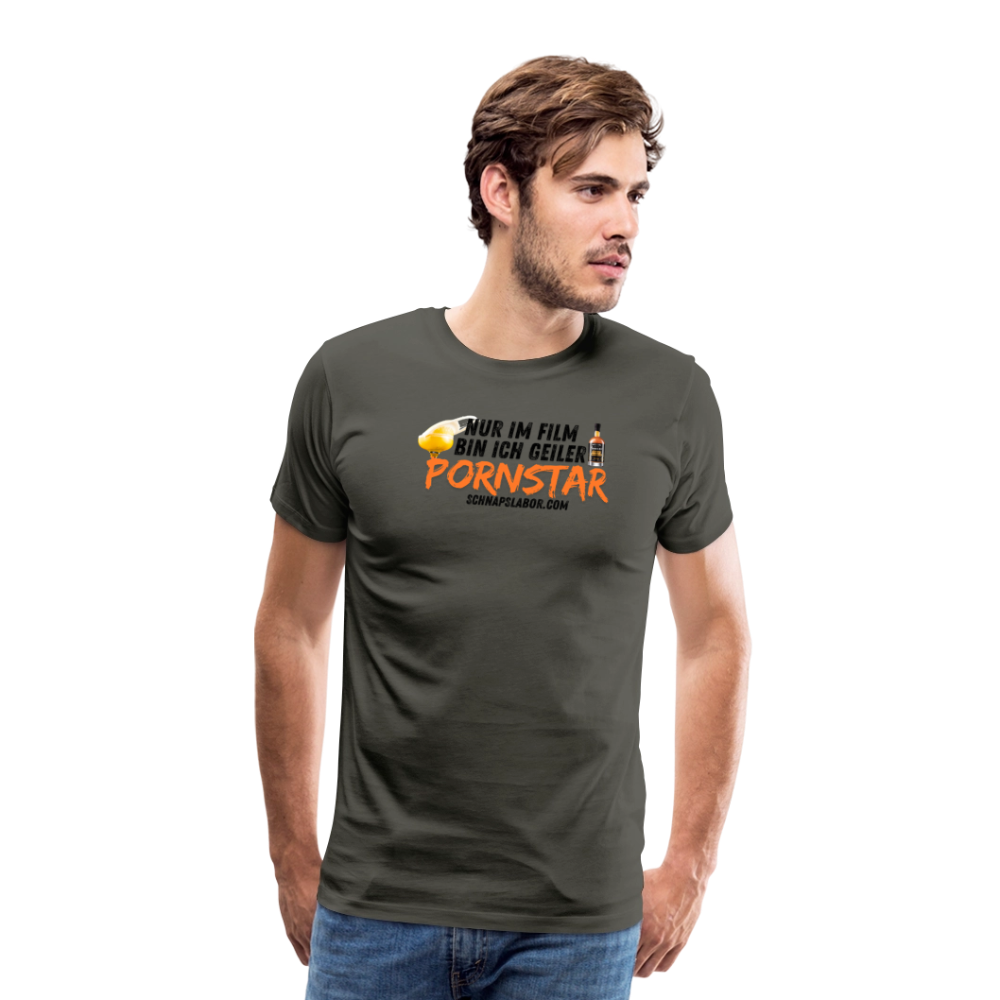 Männer Premium T-Shirt - Asphalt