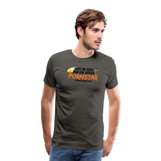 Männer Premium T-Shirt - Asphalt