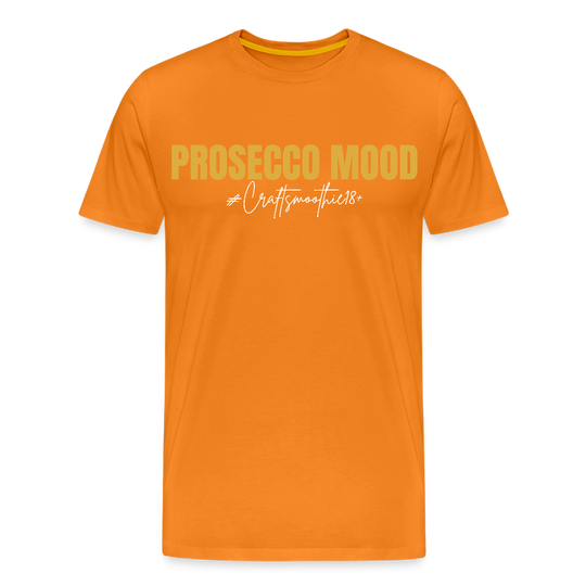Prosecco Mood - Männer Premium T-Shirt - Orange