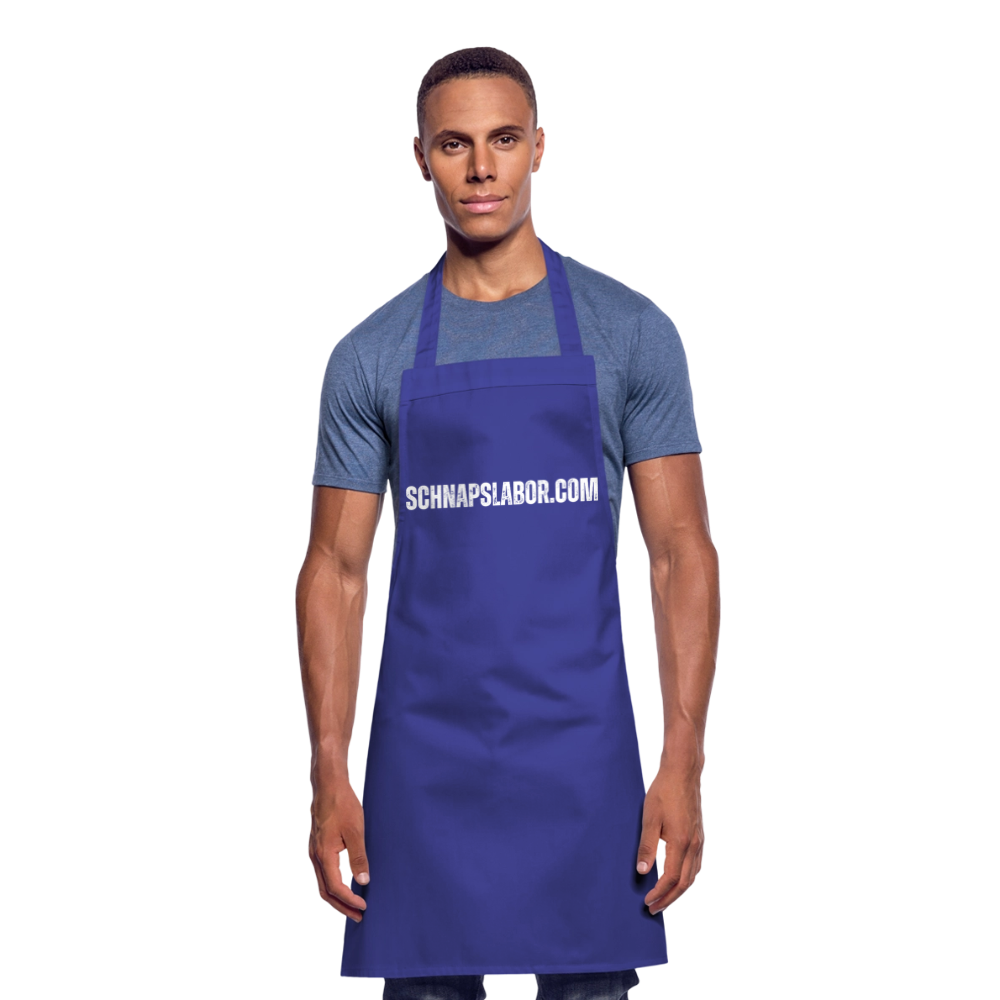 Schnapslabor - Kochschürze - Royalblau
