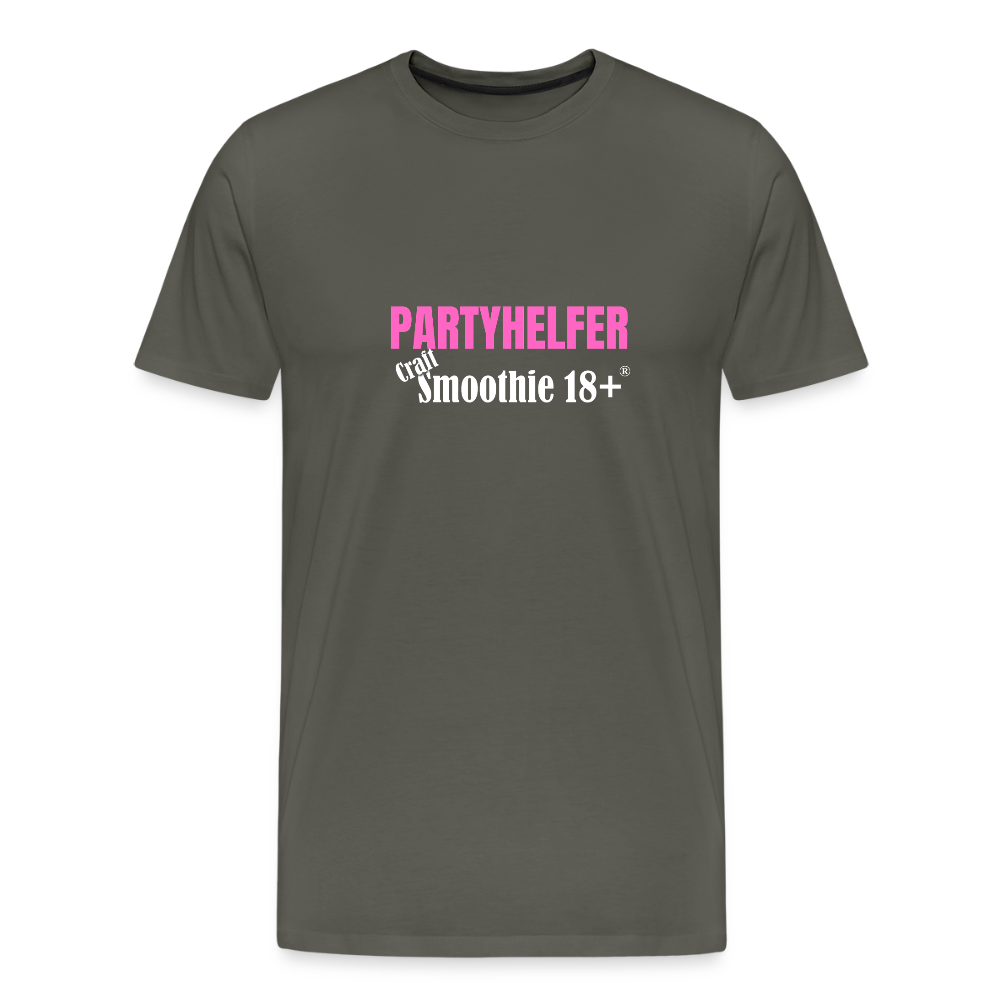 Partyhelfer - Männer Premium T-Shirt - Asphalt