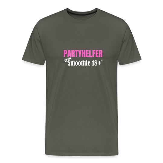 Partyhelfer - Männer Premium T-Shirt - Asphalt
