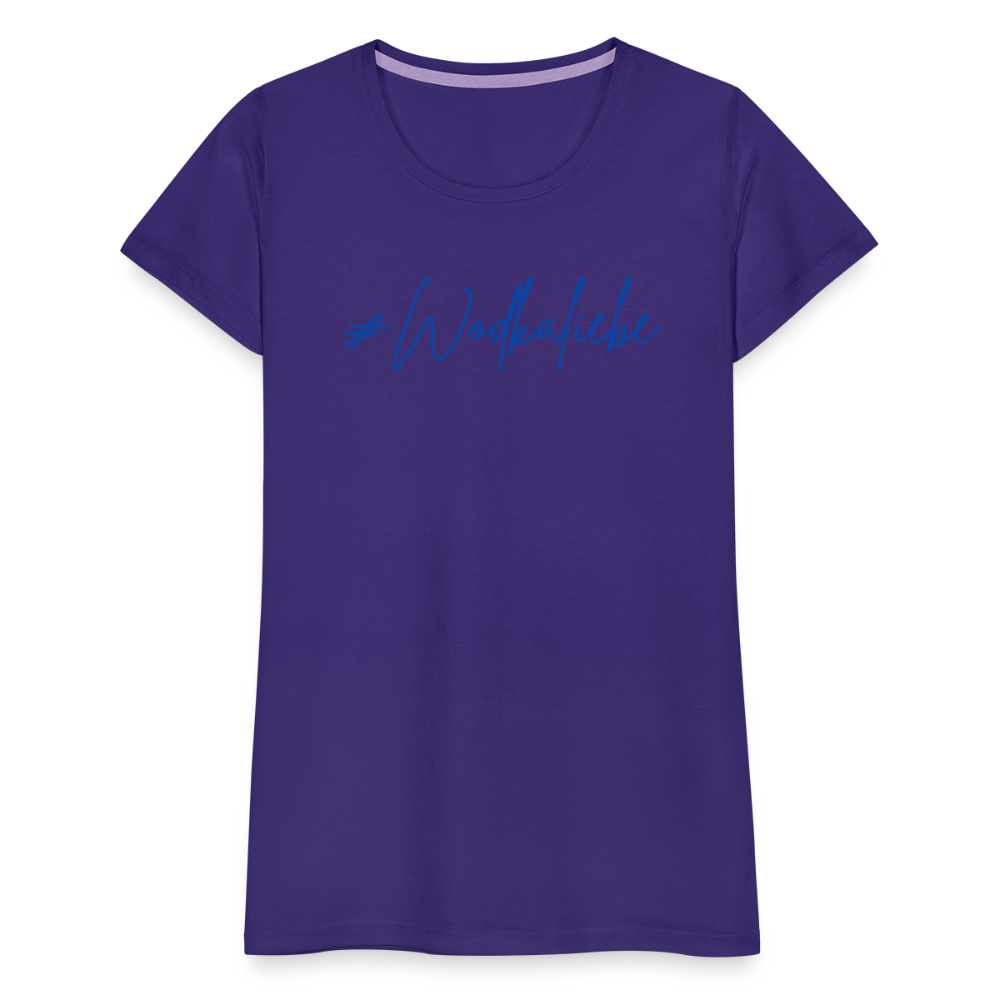 #Wodkaliebe - Frauen Premium T-Shirt - Lila