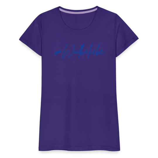 #Wodkaliebe - Frauen Premium T-Shirt - Lila