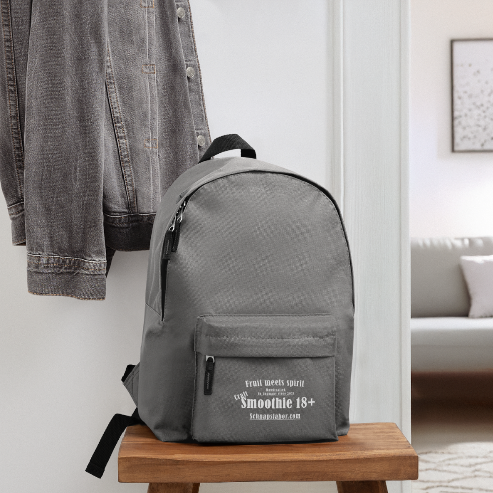 Schnapslabor - Rucksack - Mittelgrau