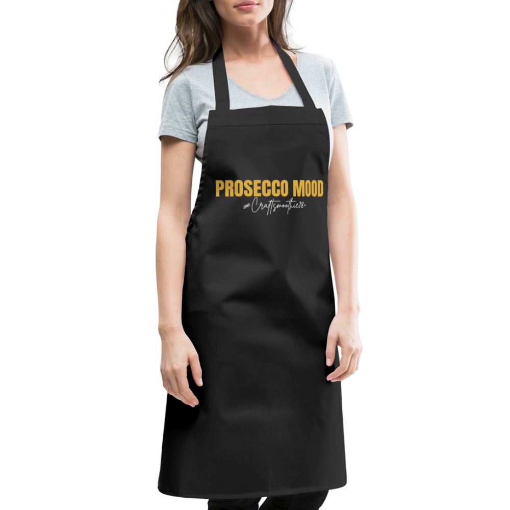 Prosecco Mood - Kochschürze - Schwarz