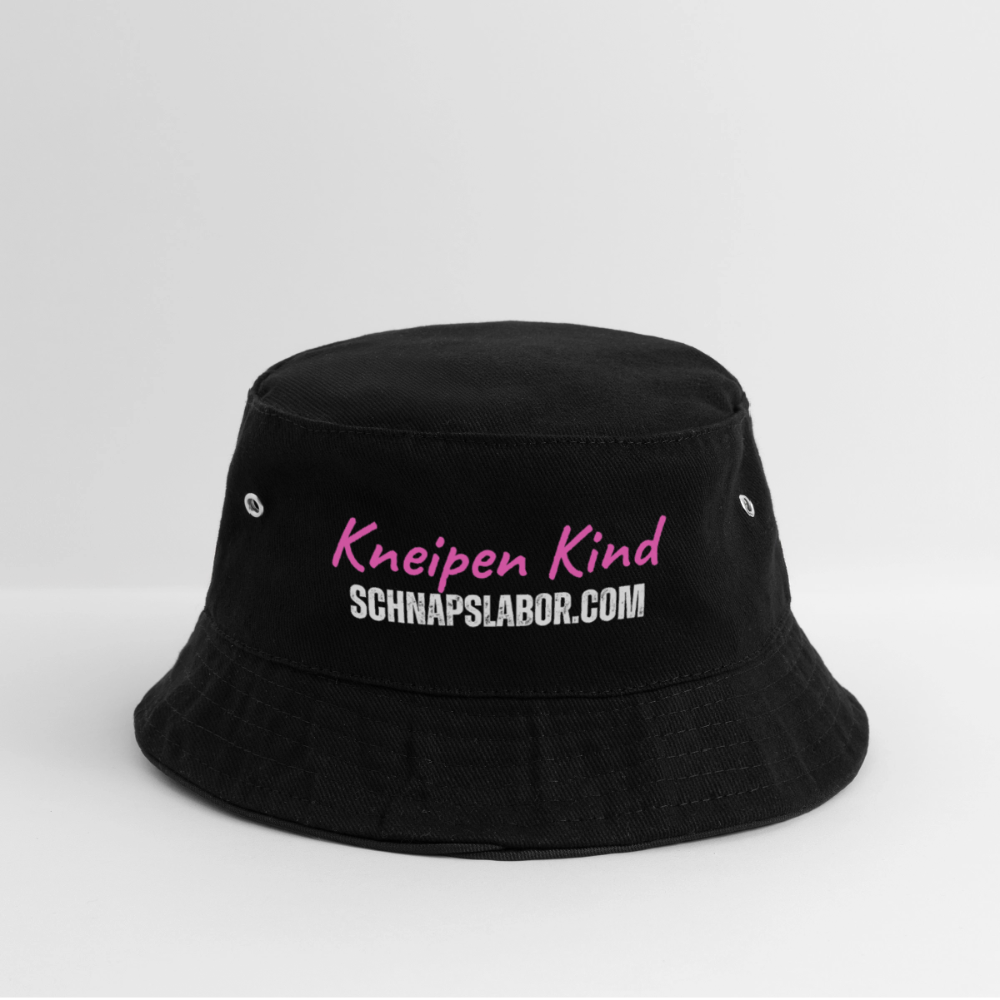 Kneipen Kind - Fischerhut - Schwarz