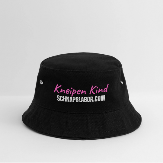 Kneipen Kind - Fischerhut - Schwarz