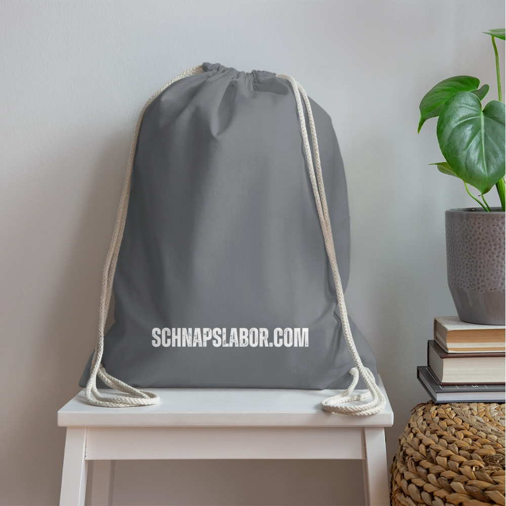 Schnapslabor - Turnbeutel - Grau