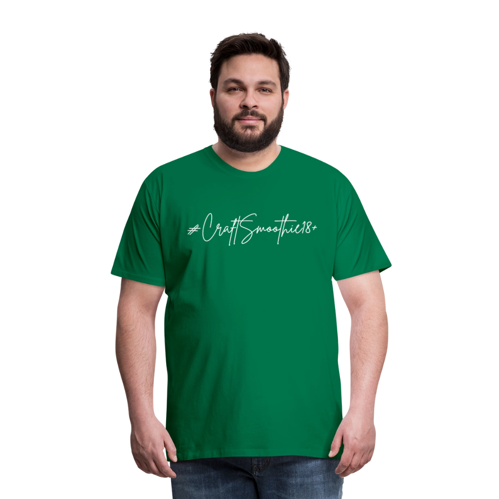 #CraftSmoothie18+ - Männer Premium T-Shirt - Kelly Green