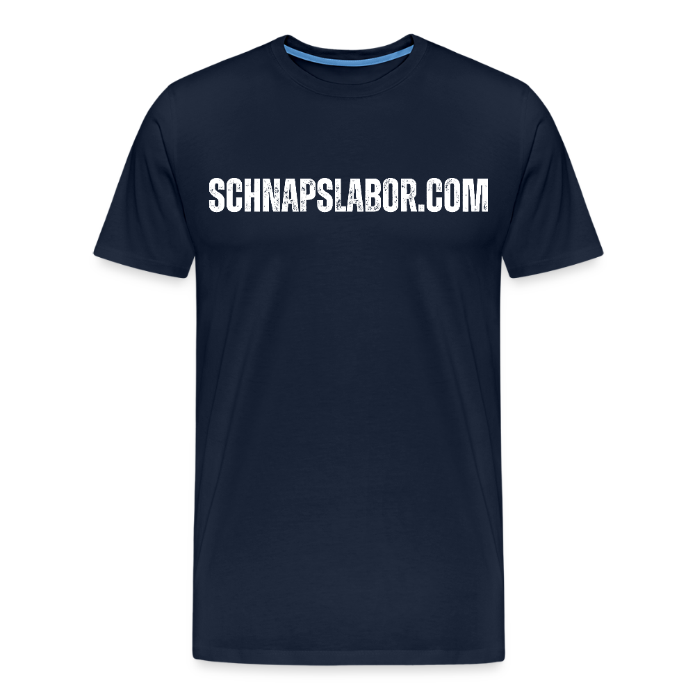 Schnapslabor - Männer Premium T-Shirt - Navy