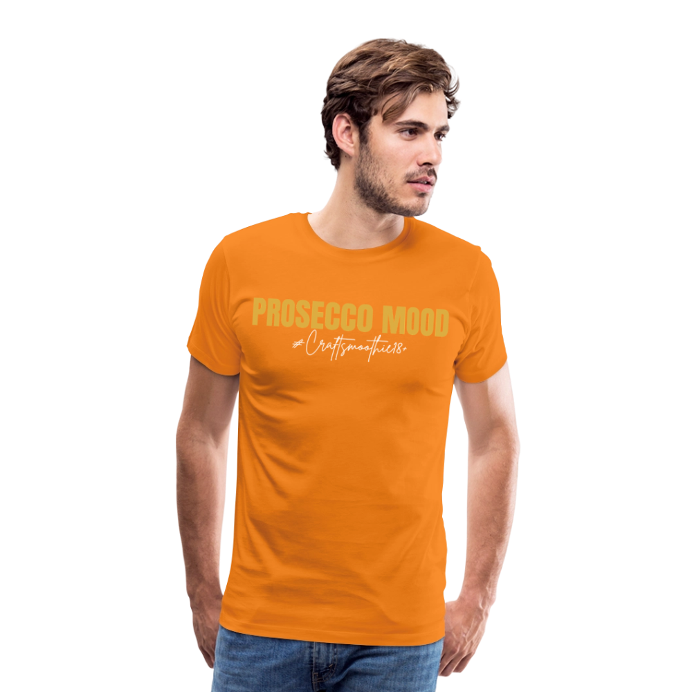 Prosecco Mood - Männer Premium T-Shirt - Orange