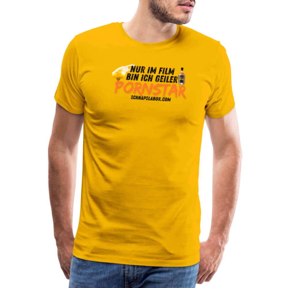 Männer Premium T-Shirt - Sonnengelb