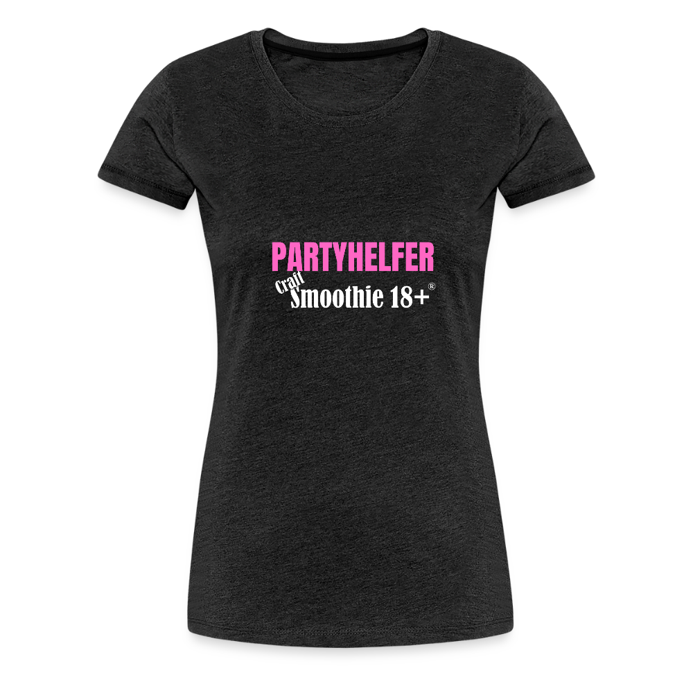 Partyhelfer - Frauen Premium T-Shirt - Anthrazit