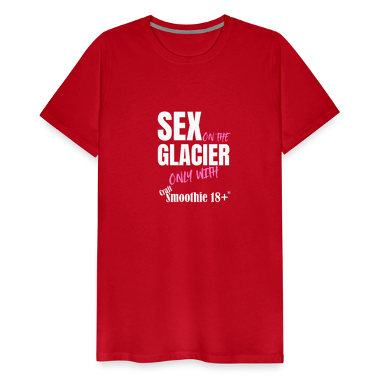 Sex on the Glacier - "Männer Premium T-Shirt" - Rot