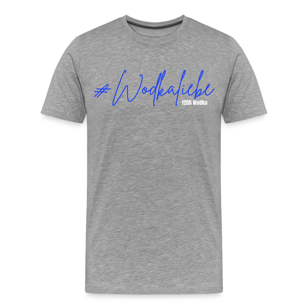 #Wodkaliebe 1205 - Männer Premium T-Shirt - Grau meliert