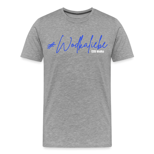 #Wodkaliebe 1205 - Männer Premium T-Shirt - Grau meliert