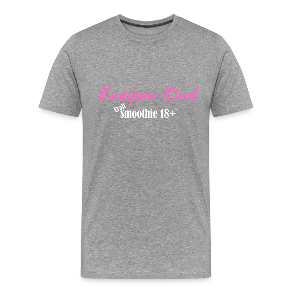 Kneipen Kind - Männer Premium T-Shirt - Grau meliert