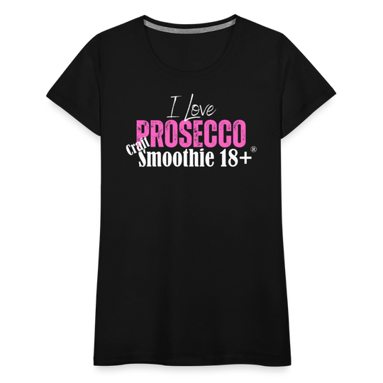 I love Prosecco - Frauen Premium T-Shirt - Schwarz