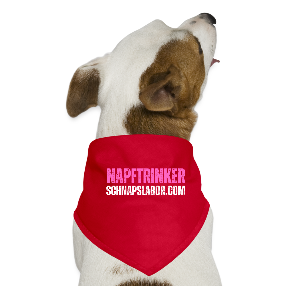 Napftrinker - Hunde Bandana - Rot