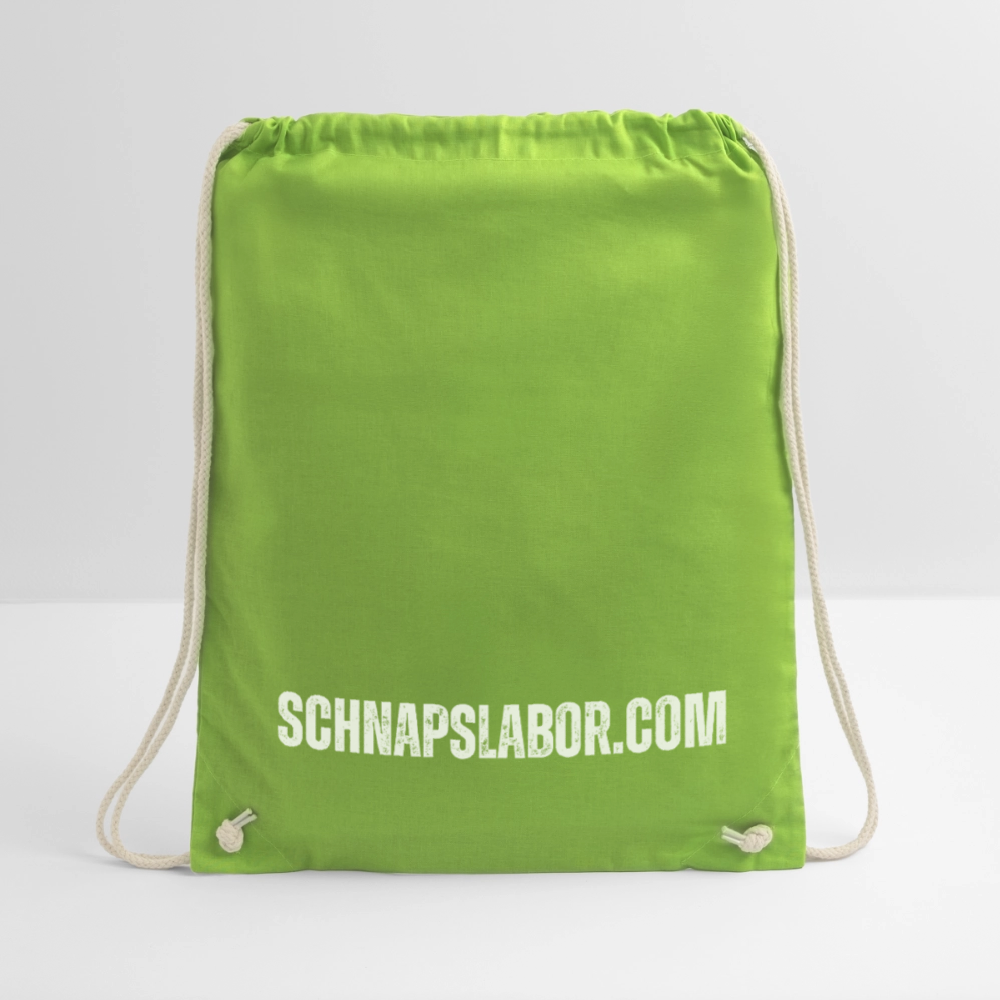 Schnapslabor - Turnbeutel - Neongrün