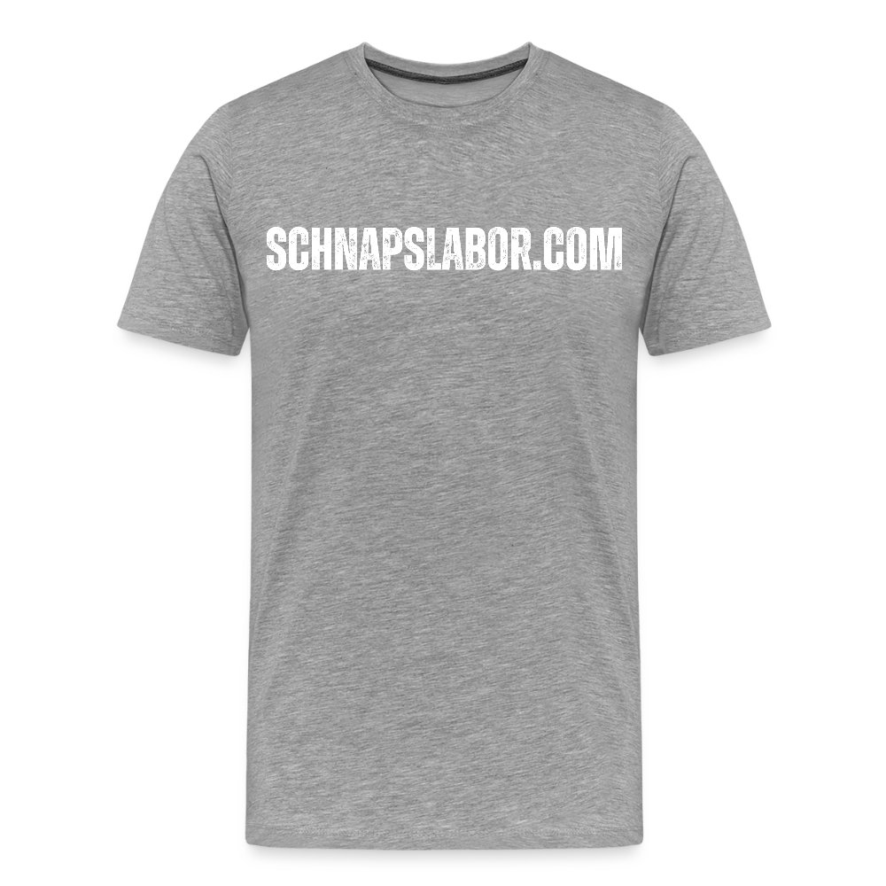 Schnapslabor - Männer Premium T-Shirt - Grau meliert