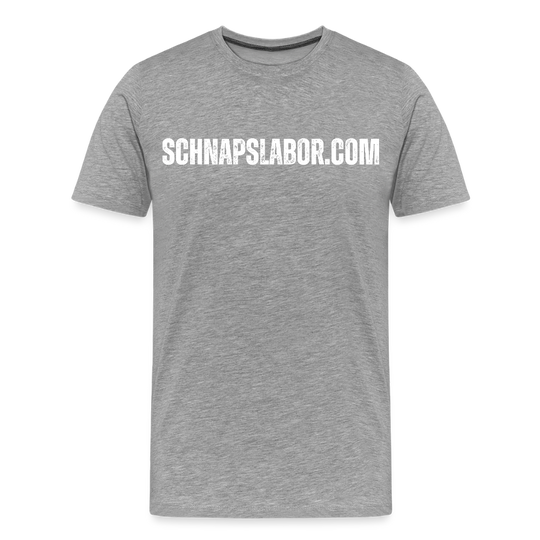 Schnapslabor - Männer Premium T-Shirt - Grau meliert