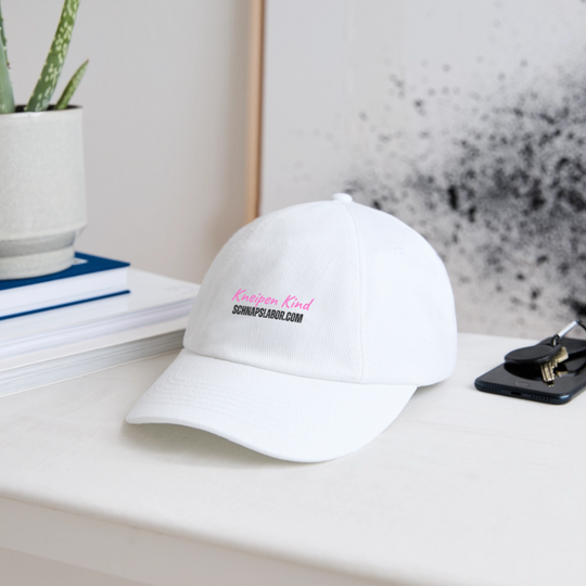 Kneipen Kind - Baseballkappe - Weiß/Weiß
