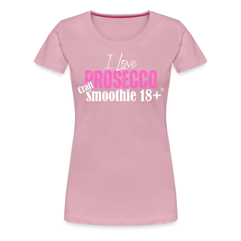 I love Prosecco - Frauen Premium T-Shirt - Hellrosa