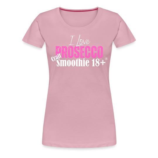 I love Prosecco - Frauen Premium T-Shirt - Hellrosa