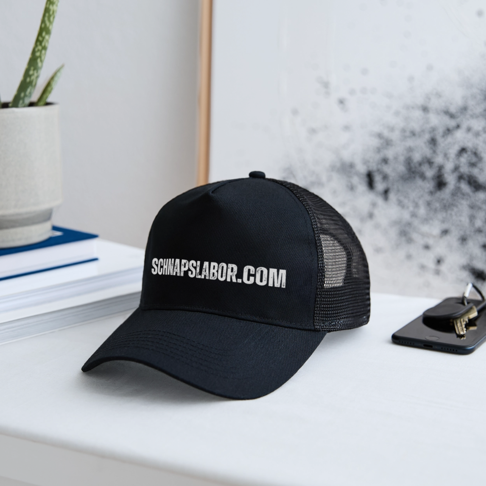 Schnapslabor - Trucker Cap - Schwarz/Schwarz