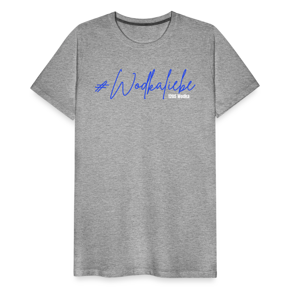 #Wodkaliebe 1205 - Männer Premium T-Shirt - Grau meliert