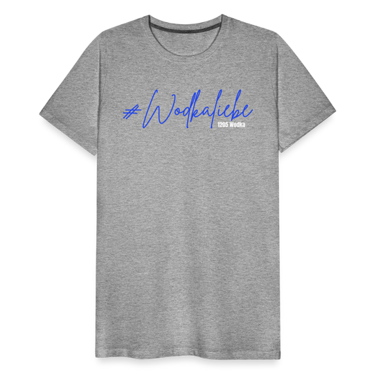 #Wodkaliebe 1205 - Männer Premium T-Shirt - Grau meliert