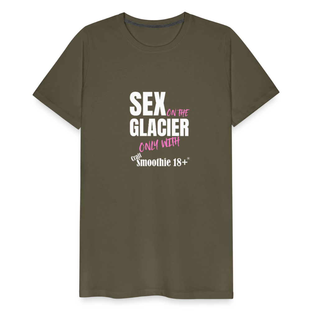 Sex on the Glacier - "Männer Premium T-Shirt" - Khaki