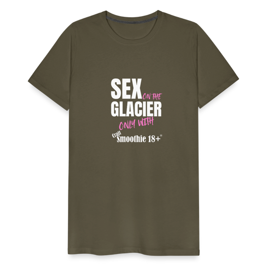 Sex on the Glacier - "Männer Premium T-Shirt" - Khaki