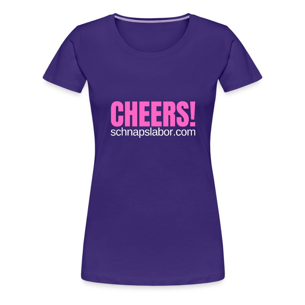 Cheers - Frauen Premium T-Shirt - Lila