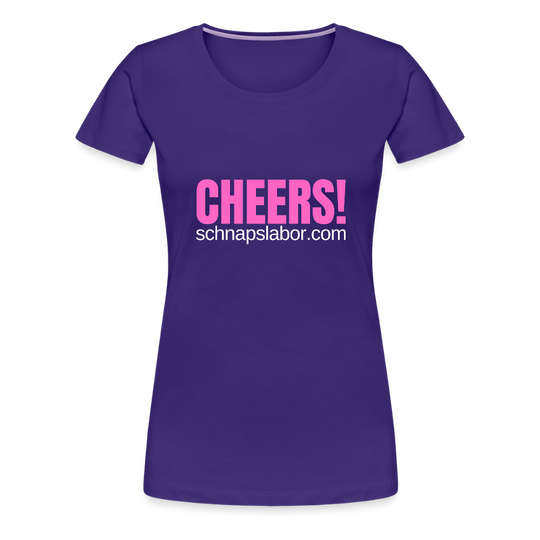 Cheers - Frauen Premium T-Shirt - Lila