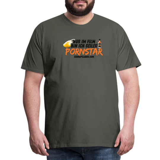 Männer Premium T-Shirt - Asphalt