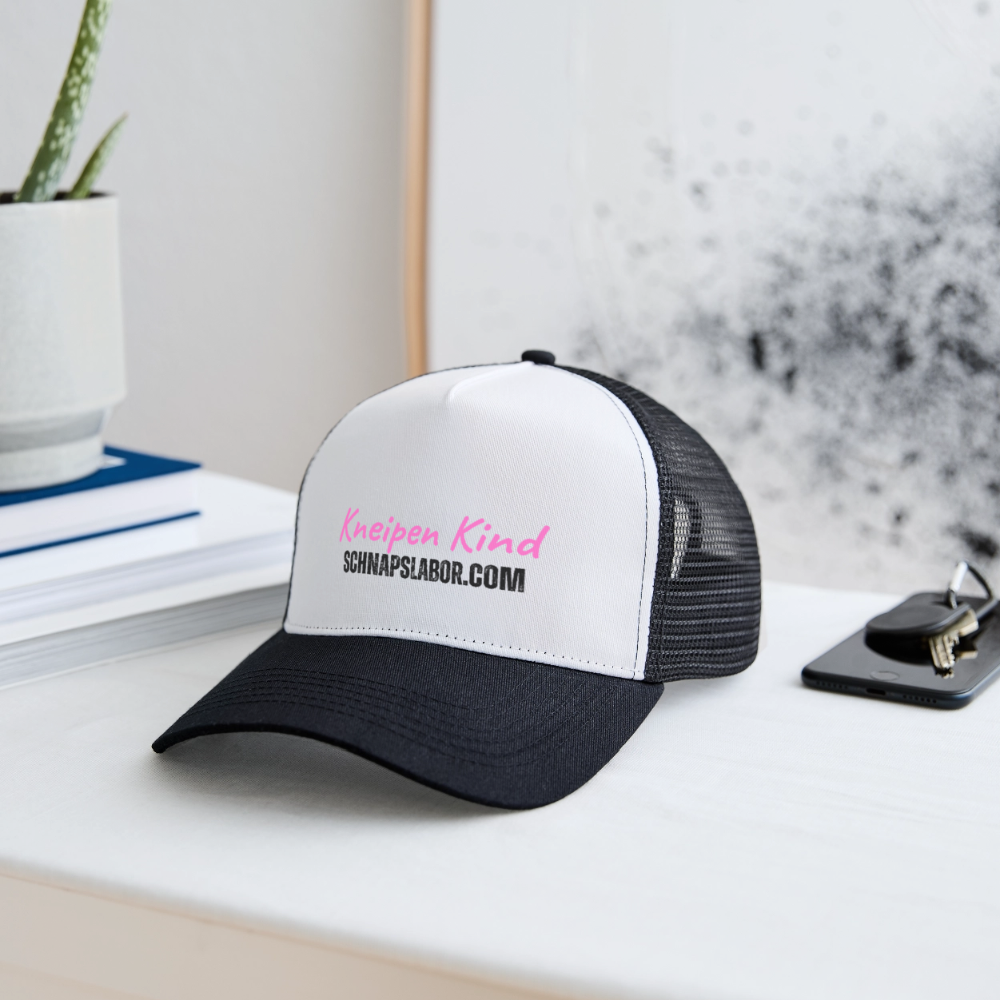 Kneipen Kind - Trucker Cap - Weiß/Schwarz