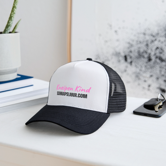 Kneipen Kind - Trucker Cap - Weiß/Schwarz