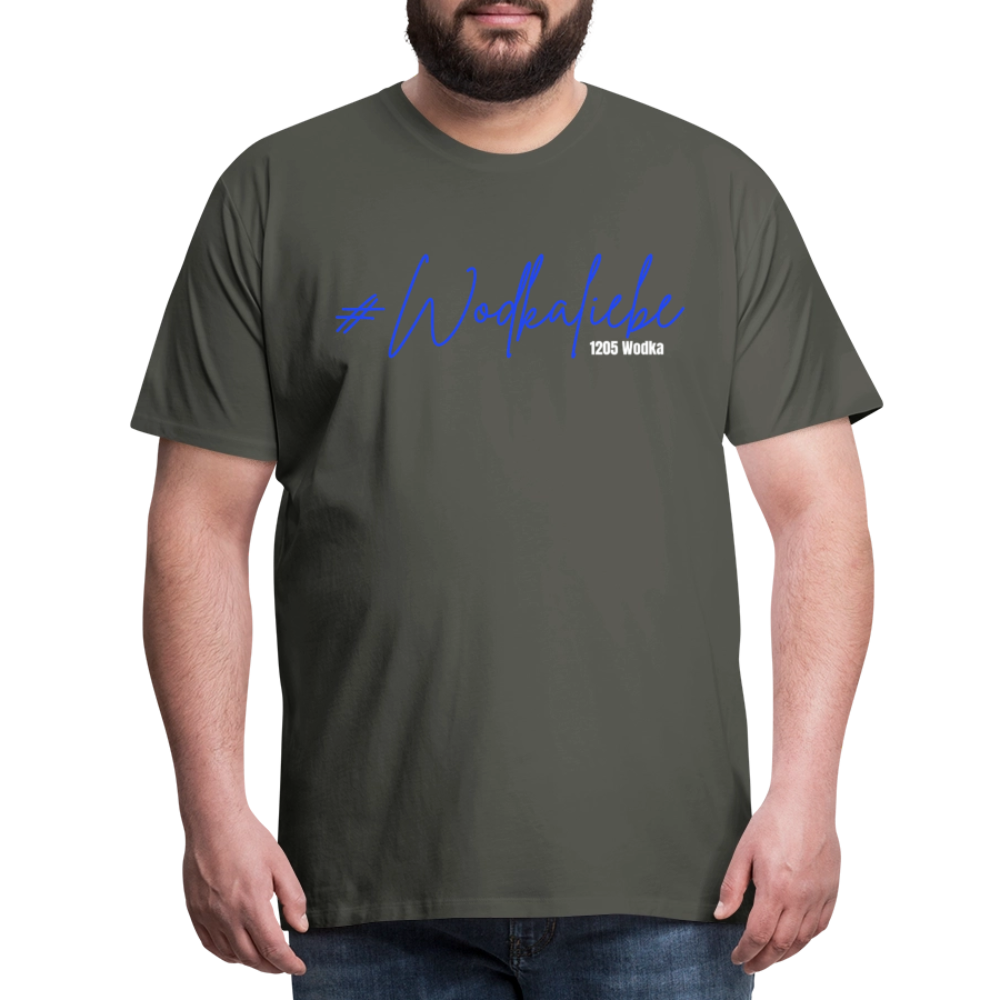 #Wodkaliebe 1205 - Männer Premium T-Shirt - Asphalt