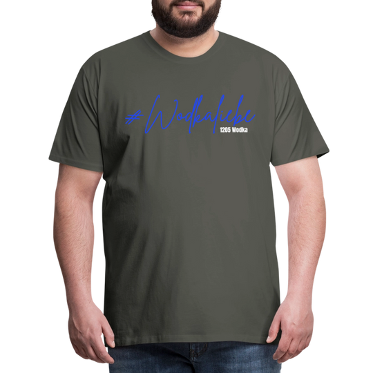 #Wodkaliebe 1205 - Männer Premium T-Shirt - Asphalt