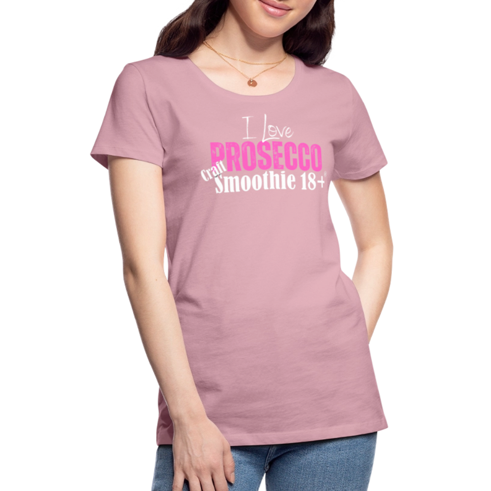 I love Prosecco - Frauen Premium T-Shirt - Hellrosa