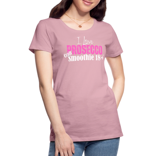 I love Prosecco - Frauen Premium T-Shirt - Hellrosa